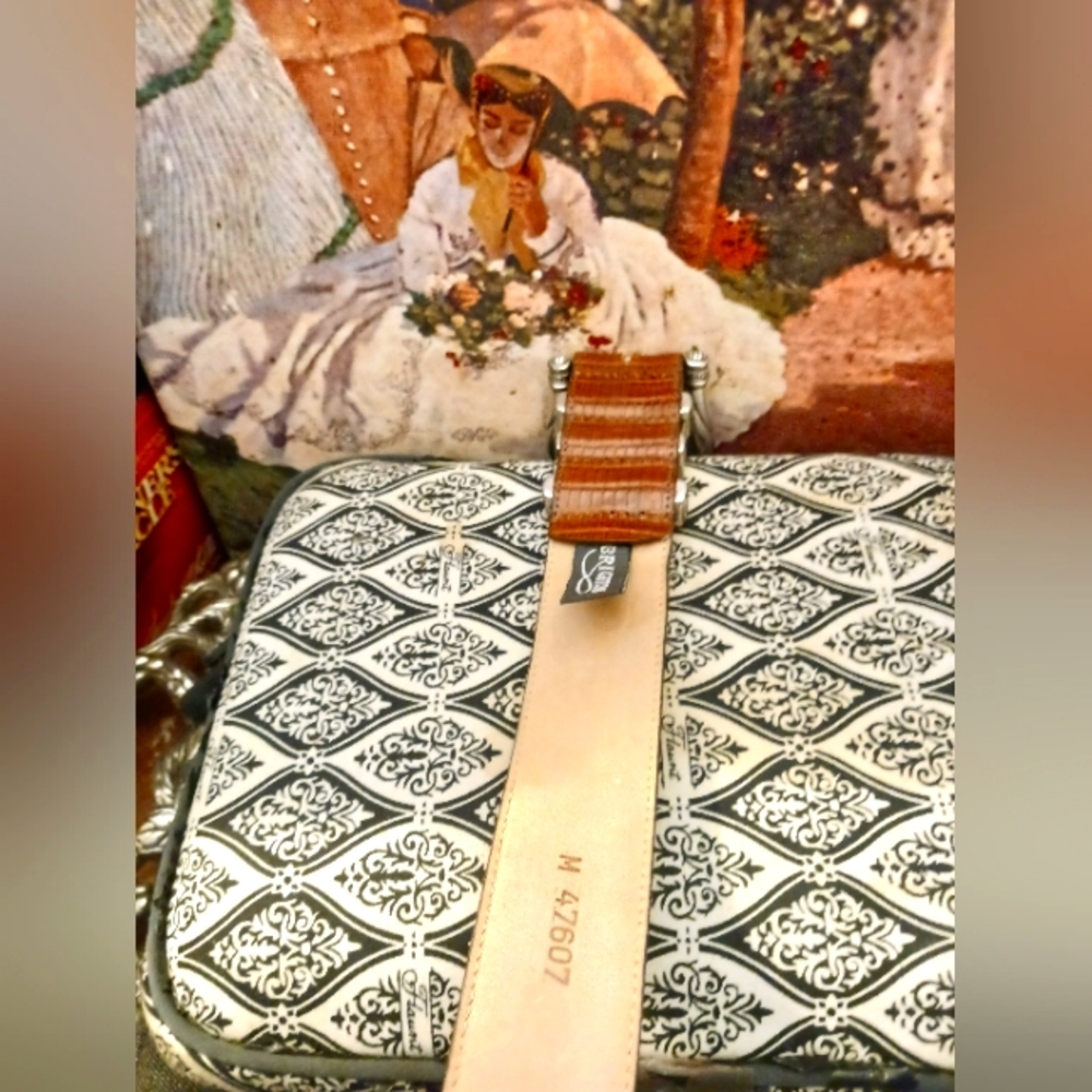 ππ΄Brighton Vintage Leather Beltπ‘π‘ πΊπΈ πΊπ²Size M Women,#47607,Made In U.S.A - Picture 16 of 16